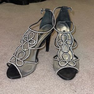 Black Sparkle heels